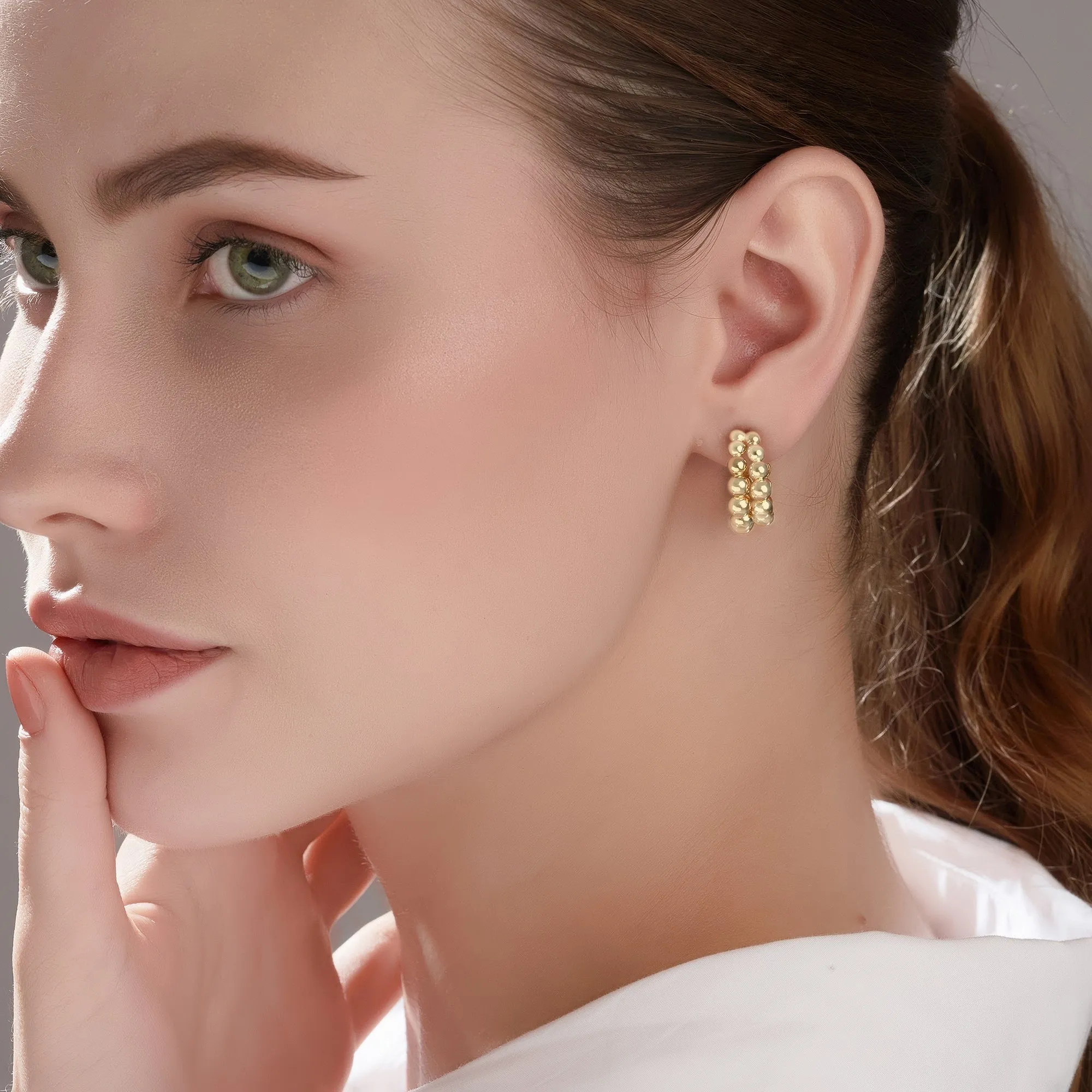 Mysha Circle of Expression Earrings