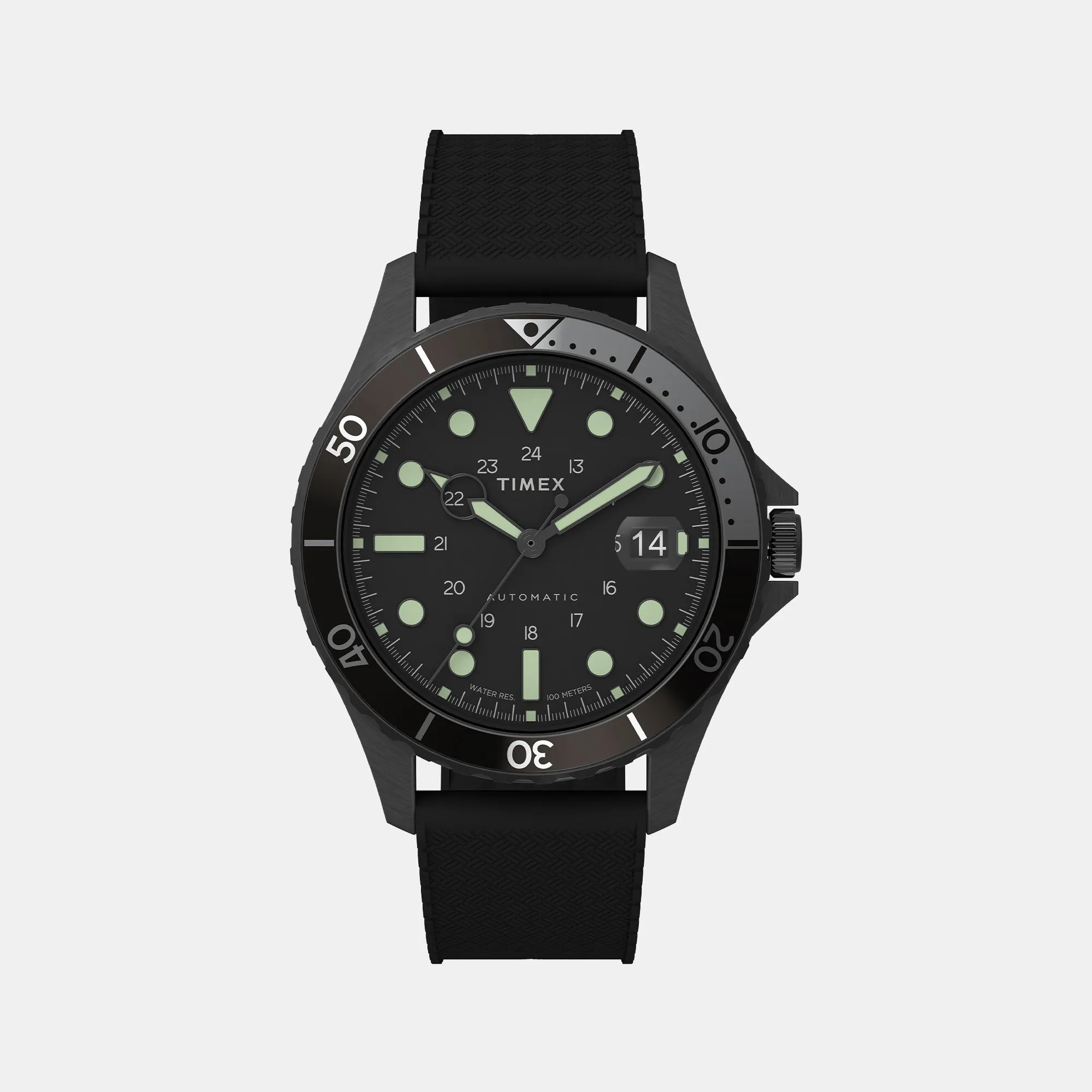 Navi XL Men's Black Automatic Watch TW2U99900U9