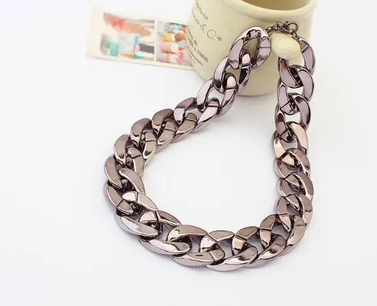 New Fashion Thick Chain Necklaces A214G Necklaces & Pendants Women's Jewelry