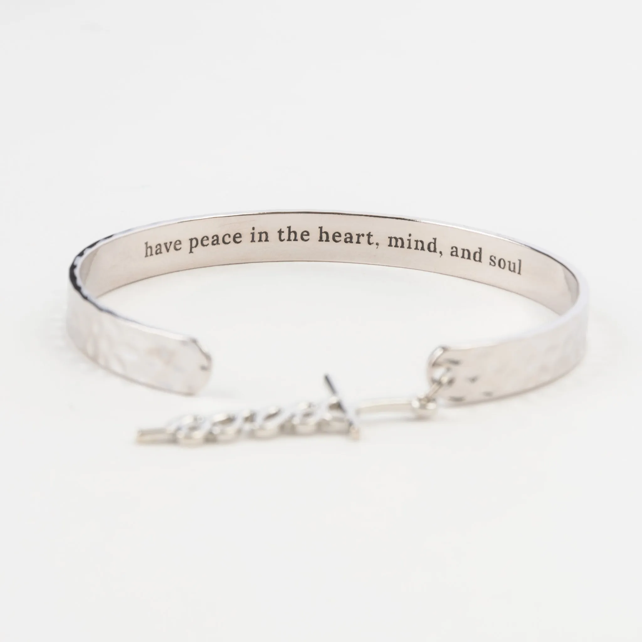 Nina Peace Charm Cuff Bracelet