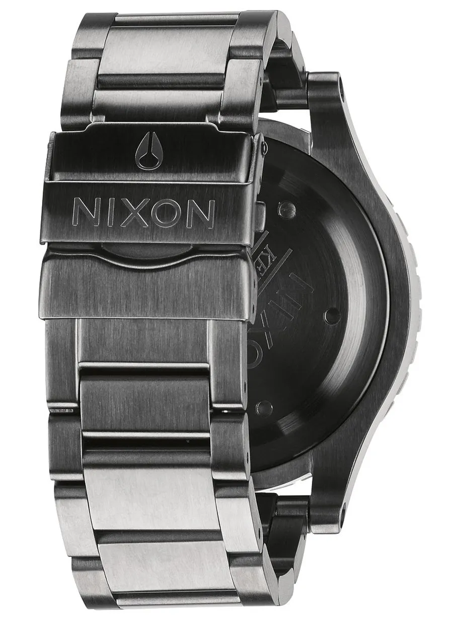Nixon 48-20 Chrono Black Dial Gunmetal Ion-plated Men's Watch Men's Watch A486-632