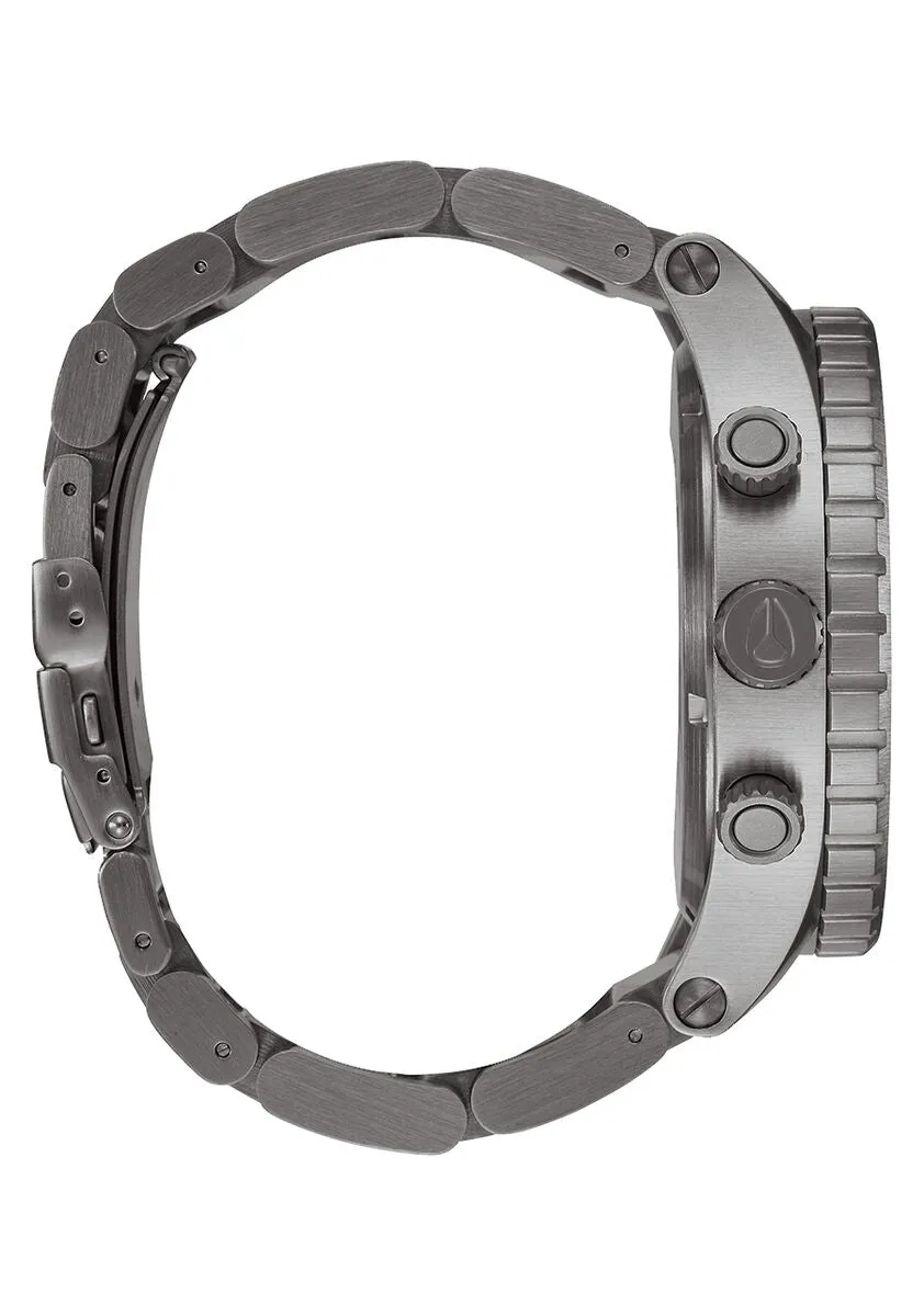 Nixon 51-30 All Gunmetal & White Men's Watch Men's Watch A083-681