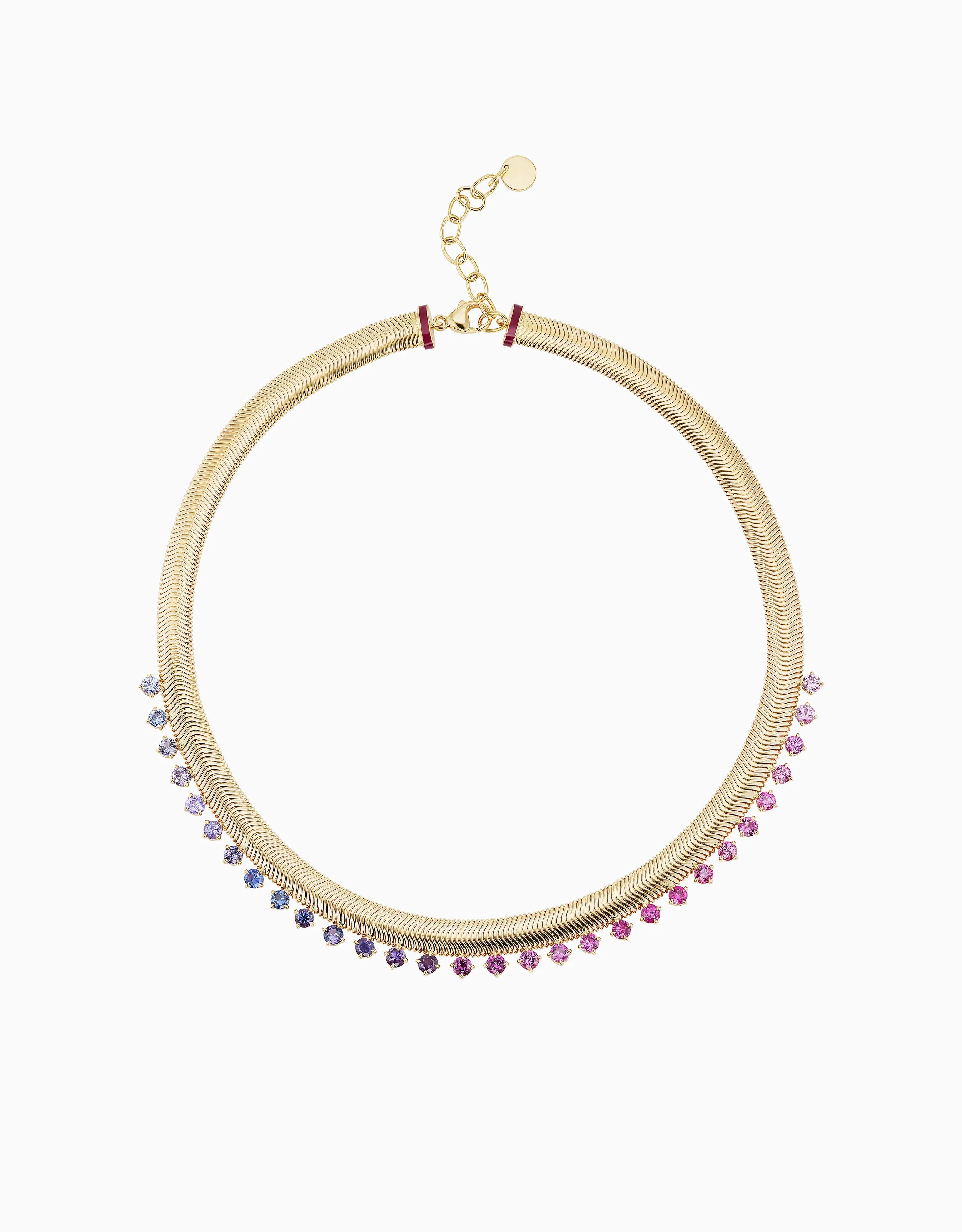 Ombre Snake Chain Necklace (One-of-a-Kind)