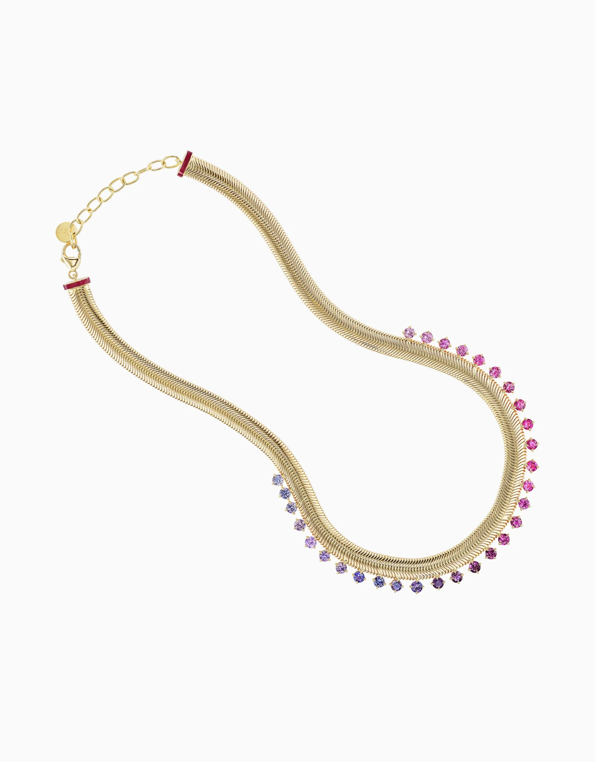 Ombre Snake Chain Necklace (One-of-a-Kind)