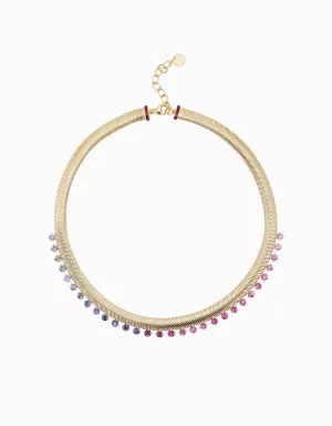 Ombre Snake Chain Necklace (One-of-a-Kind)