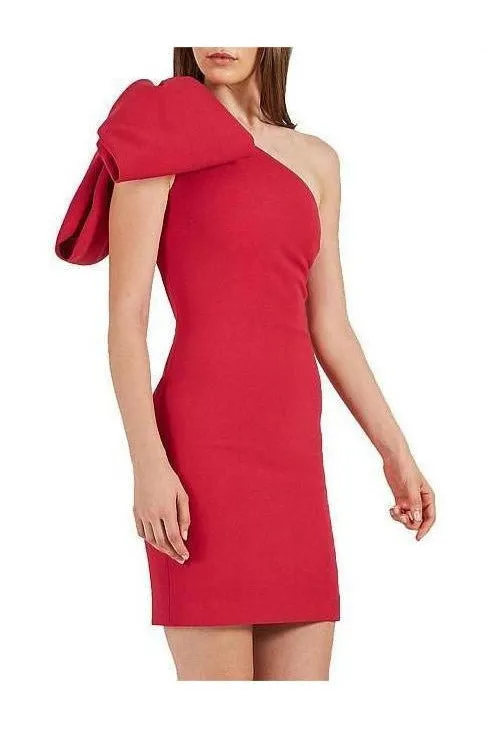 One Shoulder Hamptons Bow Dress