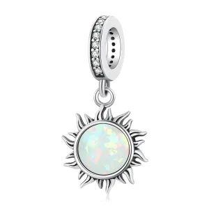 Opal Sun Pendant Charm