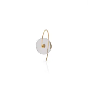 ORBITAL Quartz Hook Earring Small size