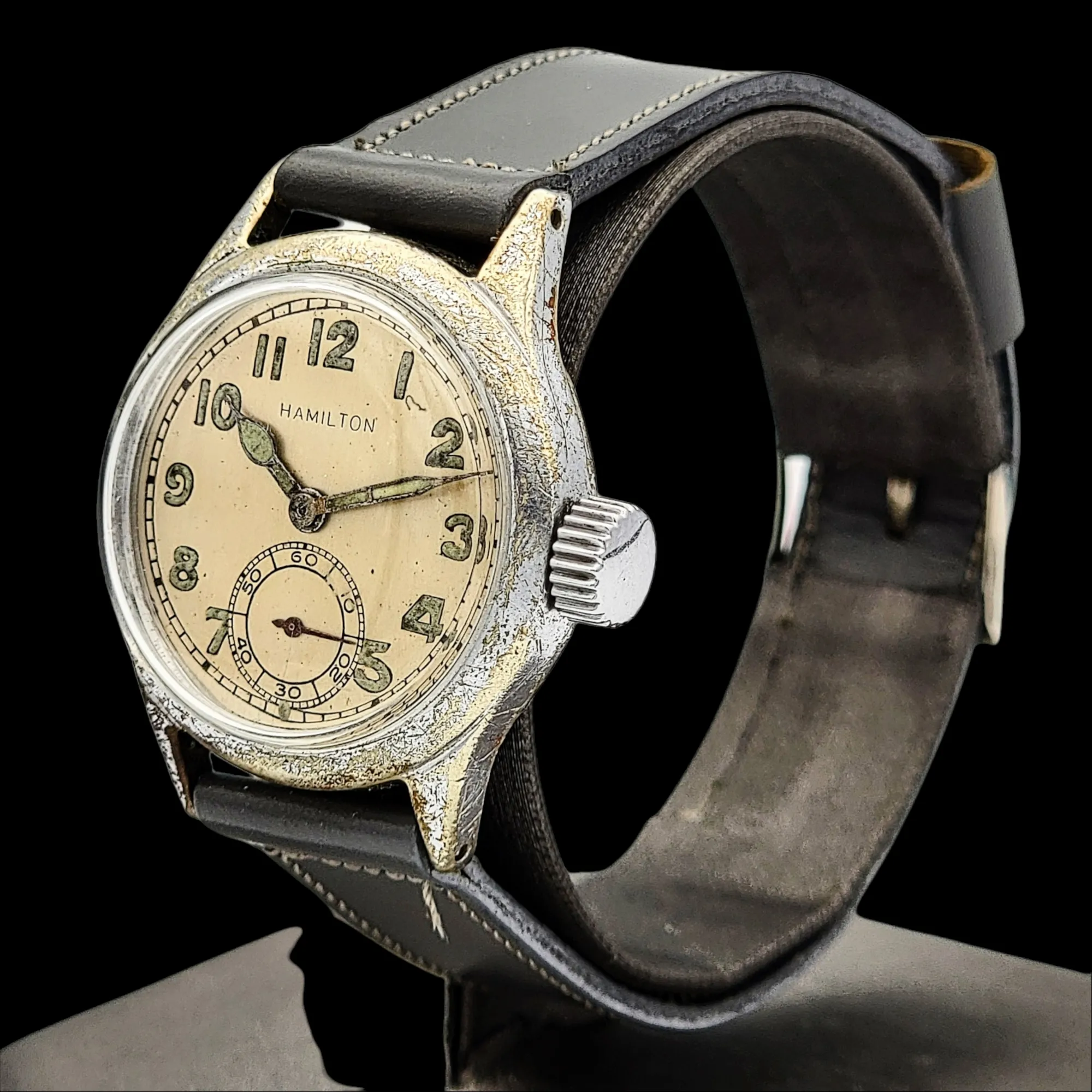 Original Hamilton U.S.N. BuShips Watch Grade 987A 1940's
