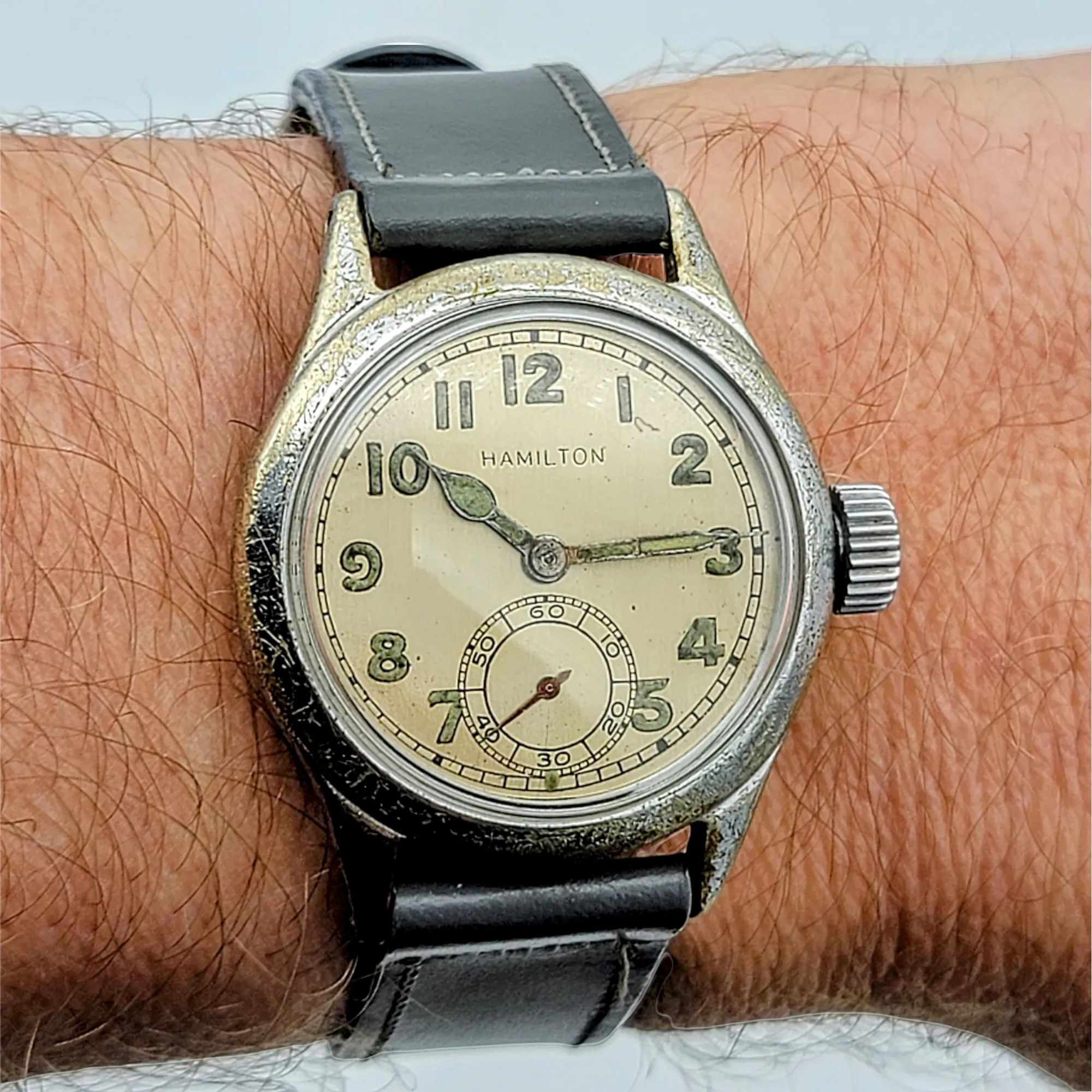 Original Hamilton U.S.N. BuShips Watch Grade 987A 1940's