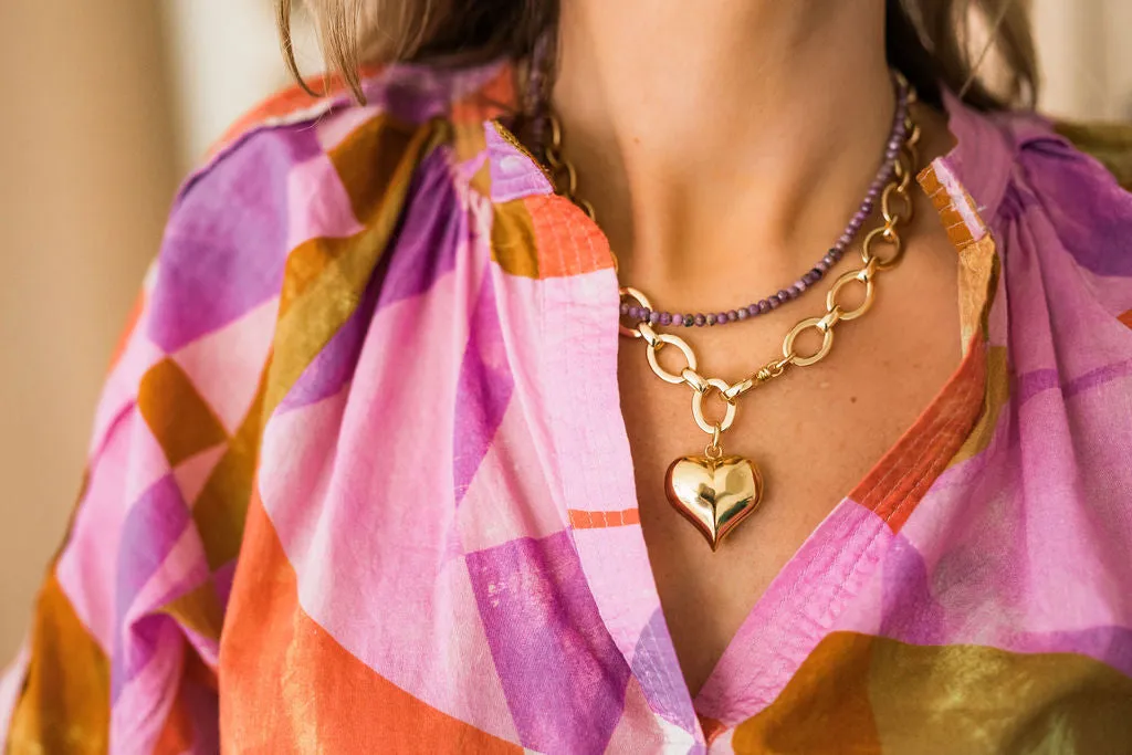 Oval Thick Chain Necklace