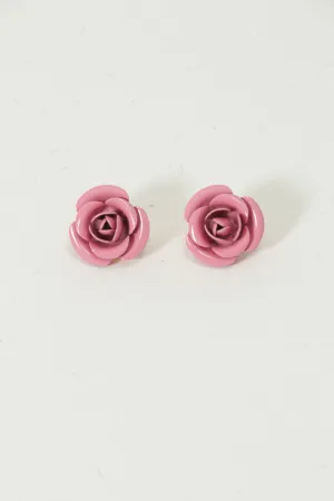 Oversized Rose Earrings