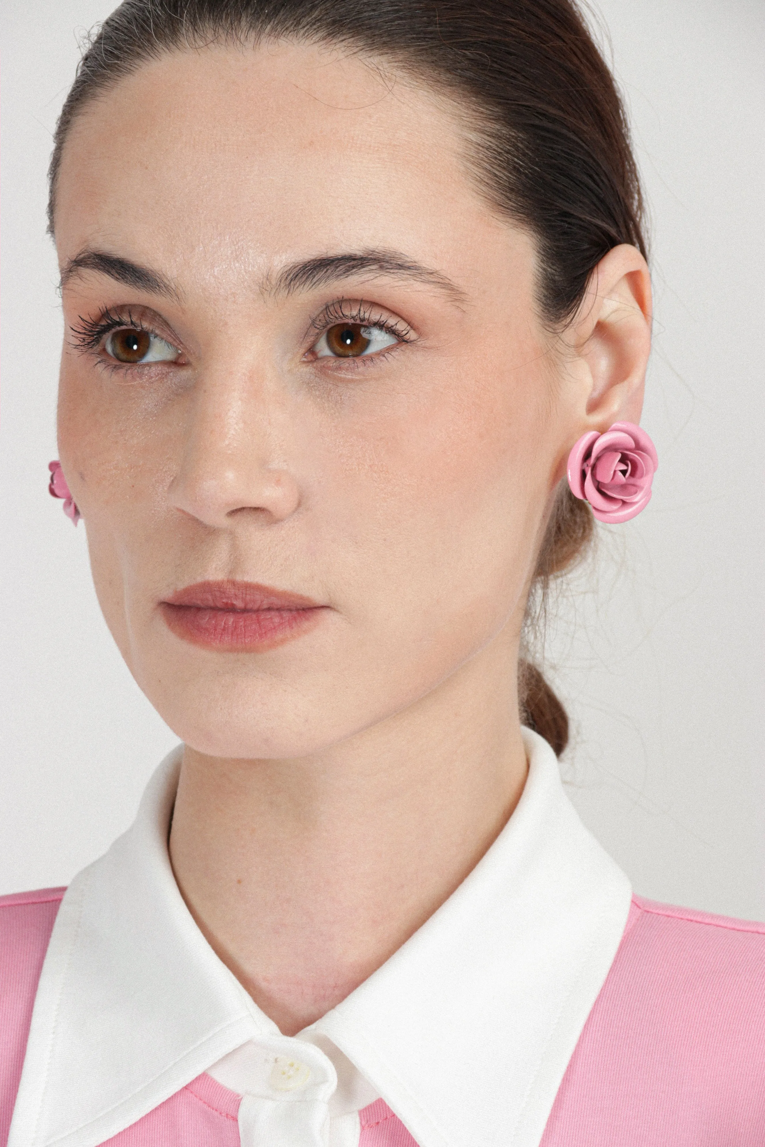 Oversized Rose Earrings