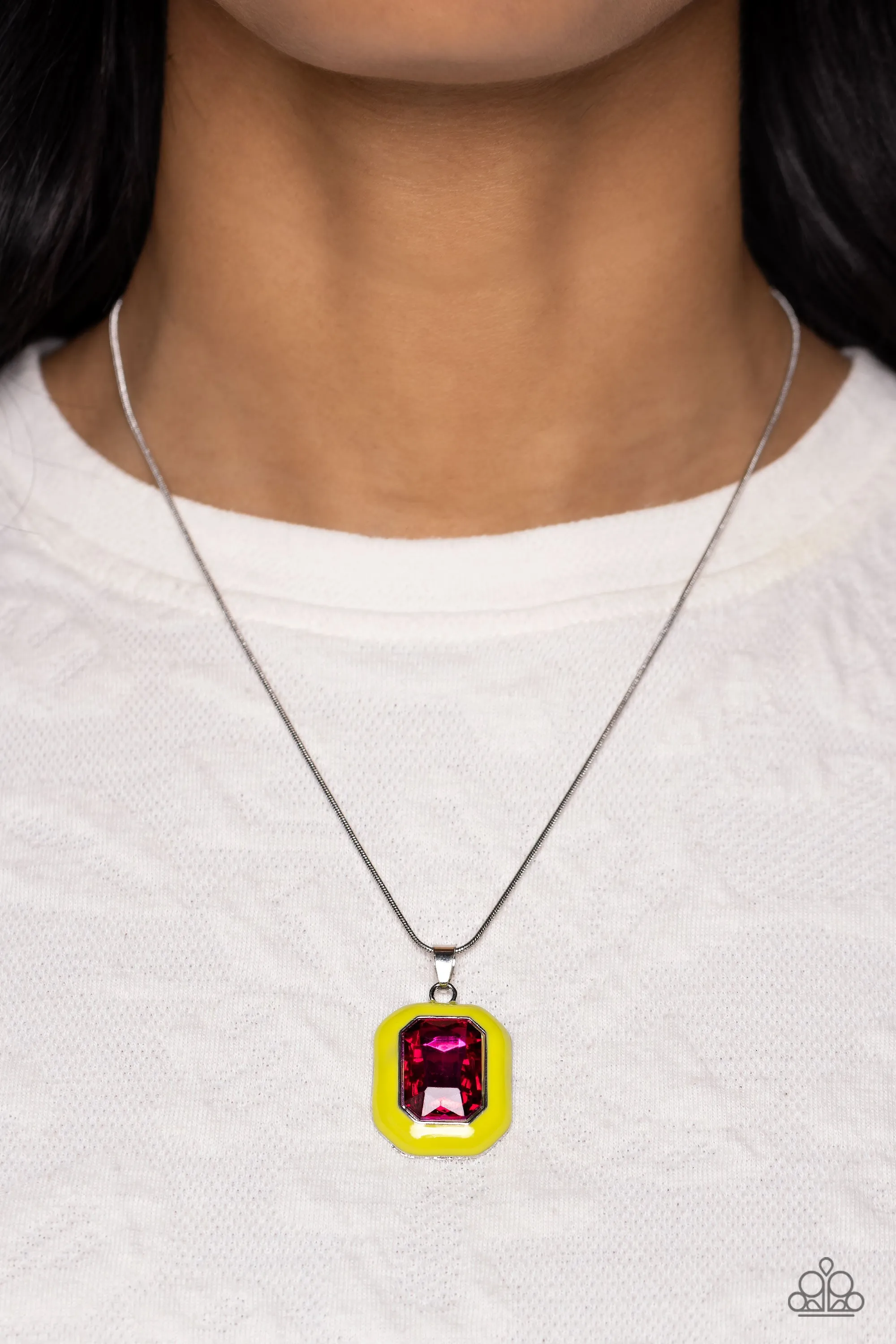 Paparazzi Emerald Energy - Multi Necklace