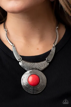 Paparazzi - EMPRESS-ive Resume - Red Necklace