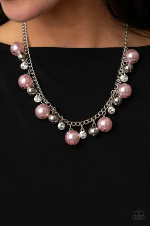 Paparazzi Galactic Gala Necklace Pink
