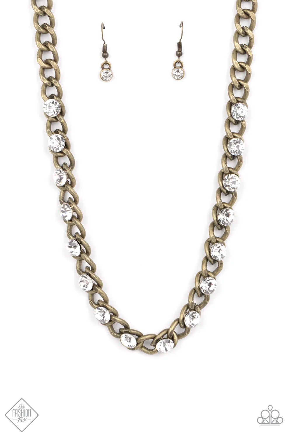 Paparazzi Major Moxie Necklace Brass