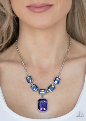 Paparazzi Million Dollar Moment Necklace Multi (Blue)