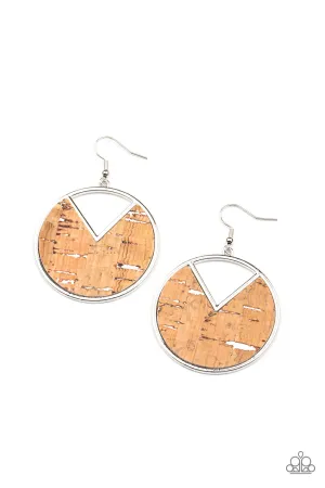 PAPARAZZI Nod to Nature - White EARRINGS