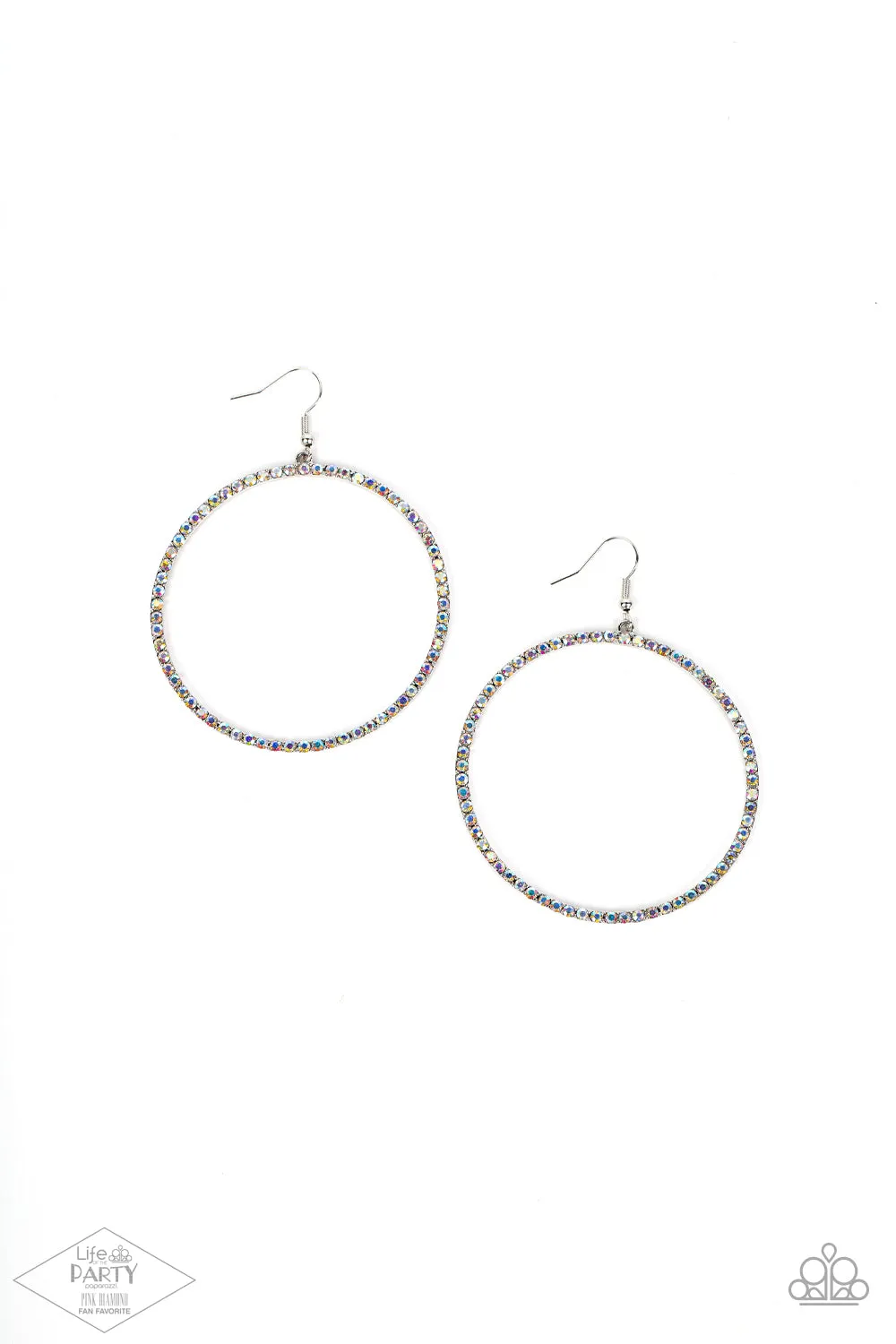 Paparazzi Wide Curves Ahead - Multi Earrings