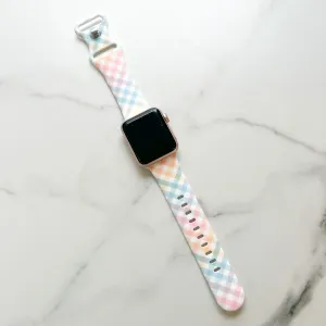 Pastel Plaid Watch Band