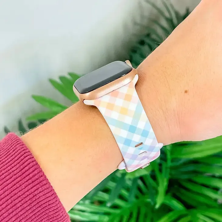Pastel Plaid Watch Band