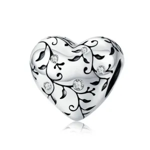 Pattern Heart Charm