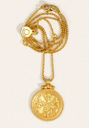 Peacock Necklace - Gold