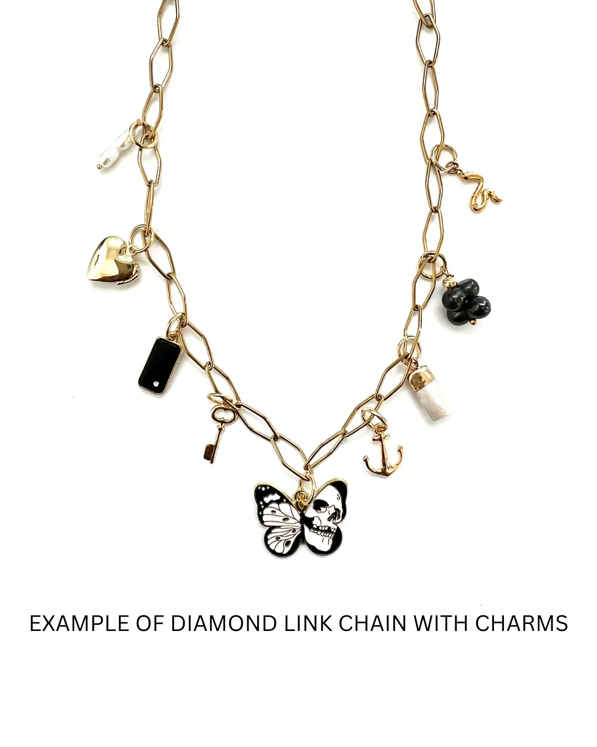 Perri Custom Charm Necklace Chain || Choose Style