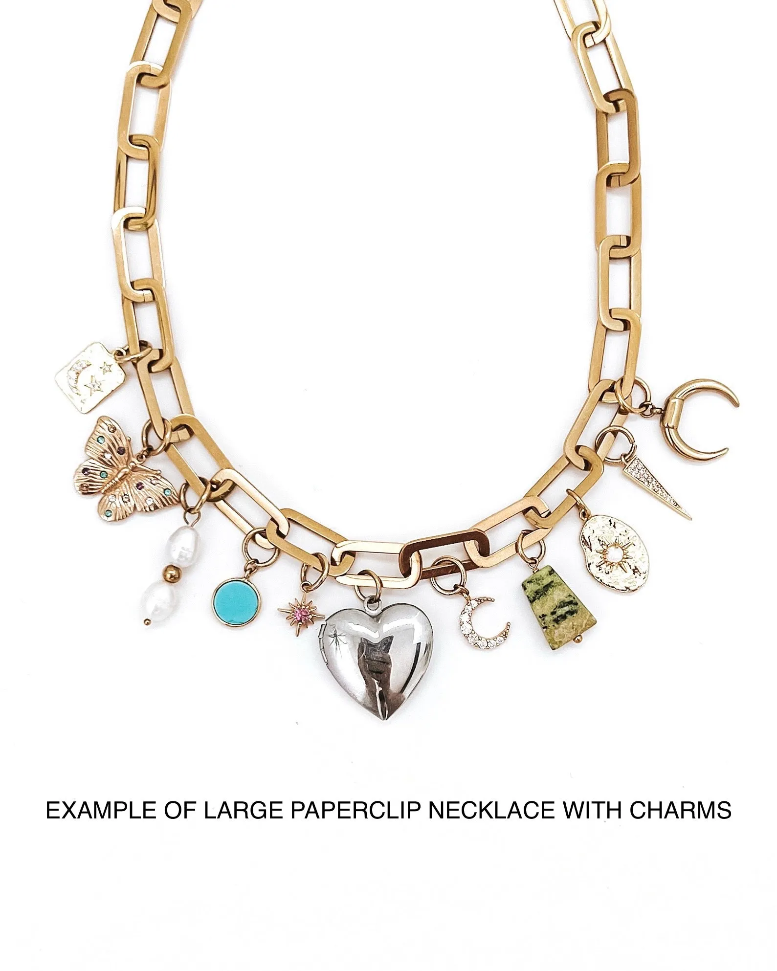 Perri Custom Charm Necklace Chain || Choose Style
