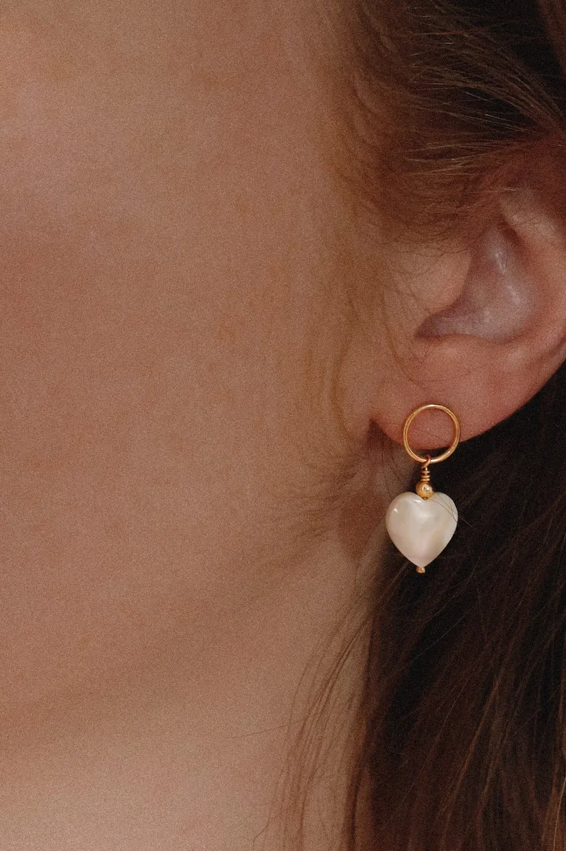 Petite Grand Marlene Heart Earrings