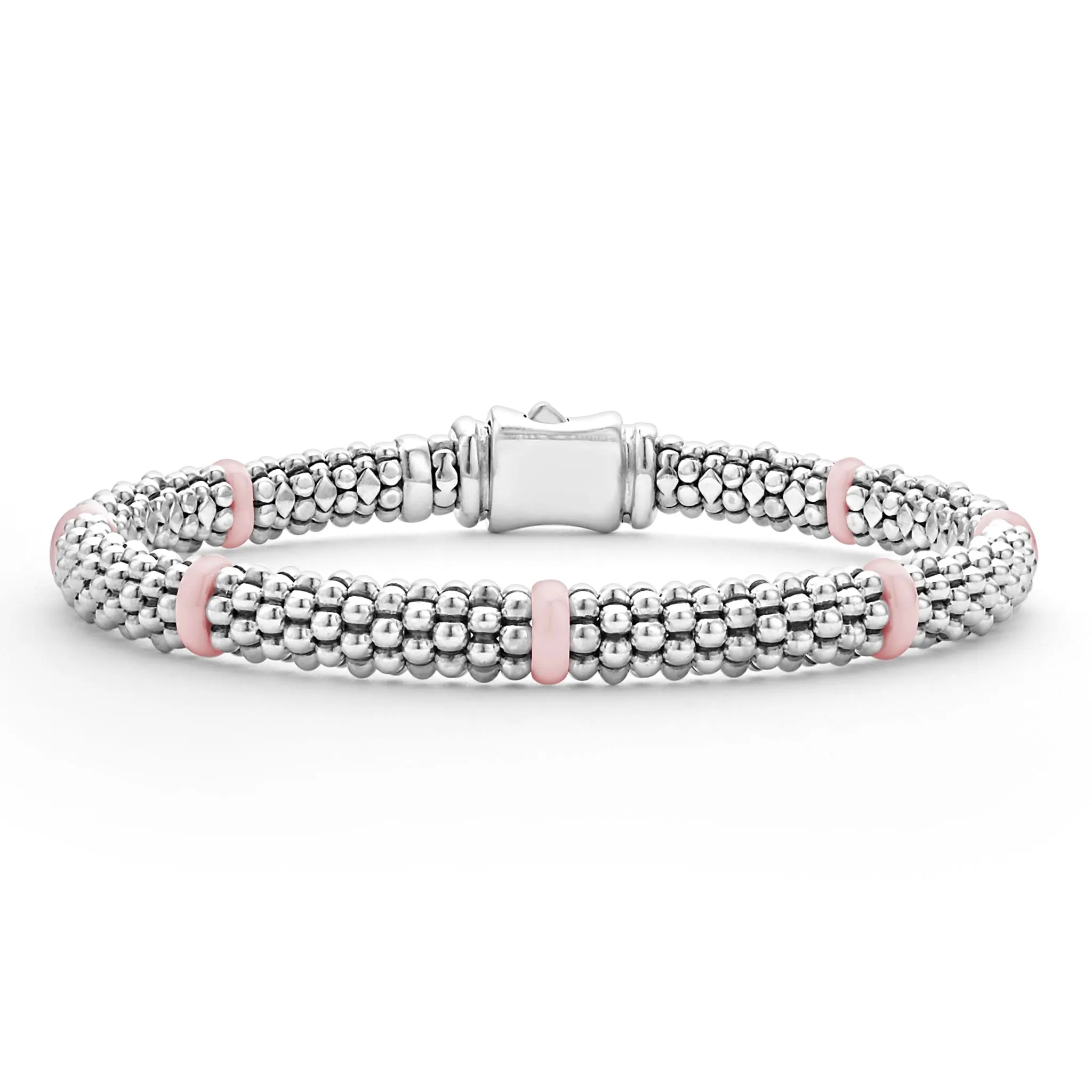 Pink Caviar Pink Ceramic Caviar Station Bracelet Gift Set