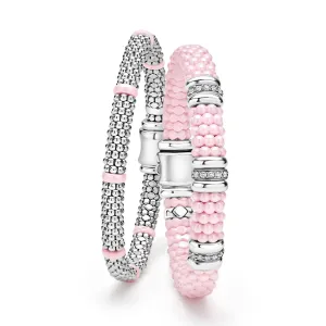 Pink Caviar Pink Ceramic Caviar Station Bracelet Gift Set