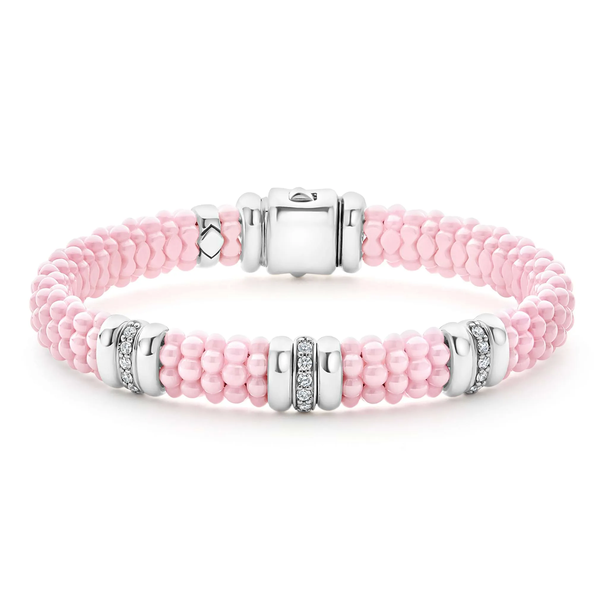 Pink Caviar Pink Ceramic Caviar Station Bracelet Gift Set