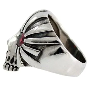 Pirate Sterling Silver Skull Ring