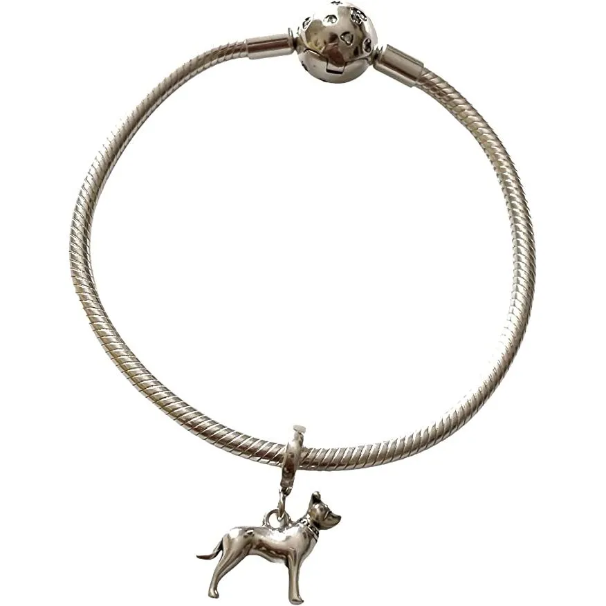 Pitbull Dangle Pendant Charm