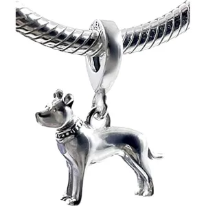 Pitbull Dangle Pendant Charm