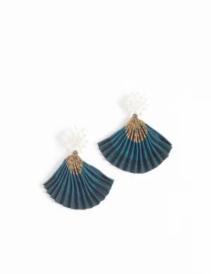 PLEATED EARRINGS 154