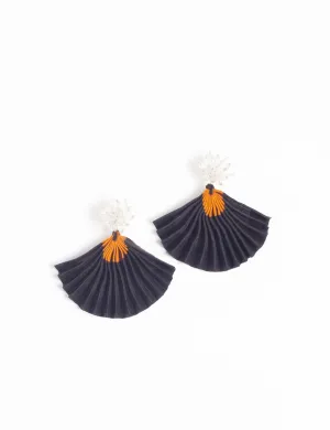 PLEATED EARRINGS 154