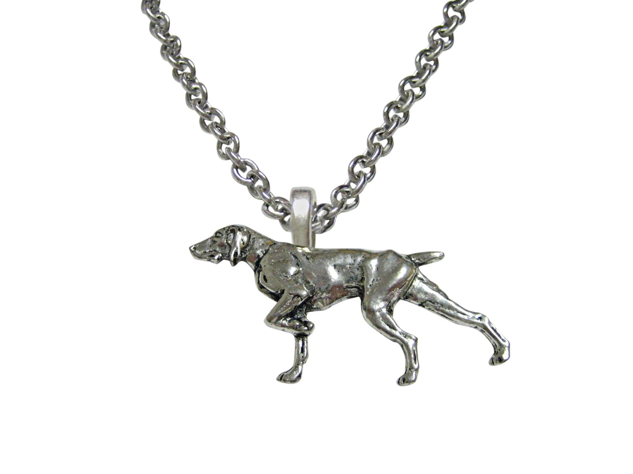 Pointer Dog Pendant Necklace