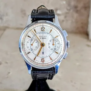 POLJOT Chronograph Wristwatch 19 Jewels Made in U.S.S.R. Vintage Watch