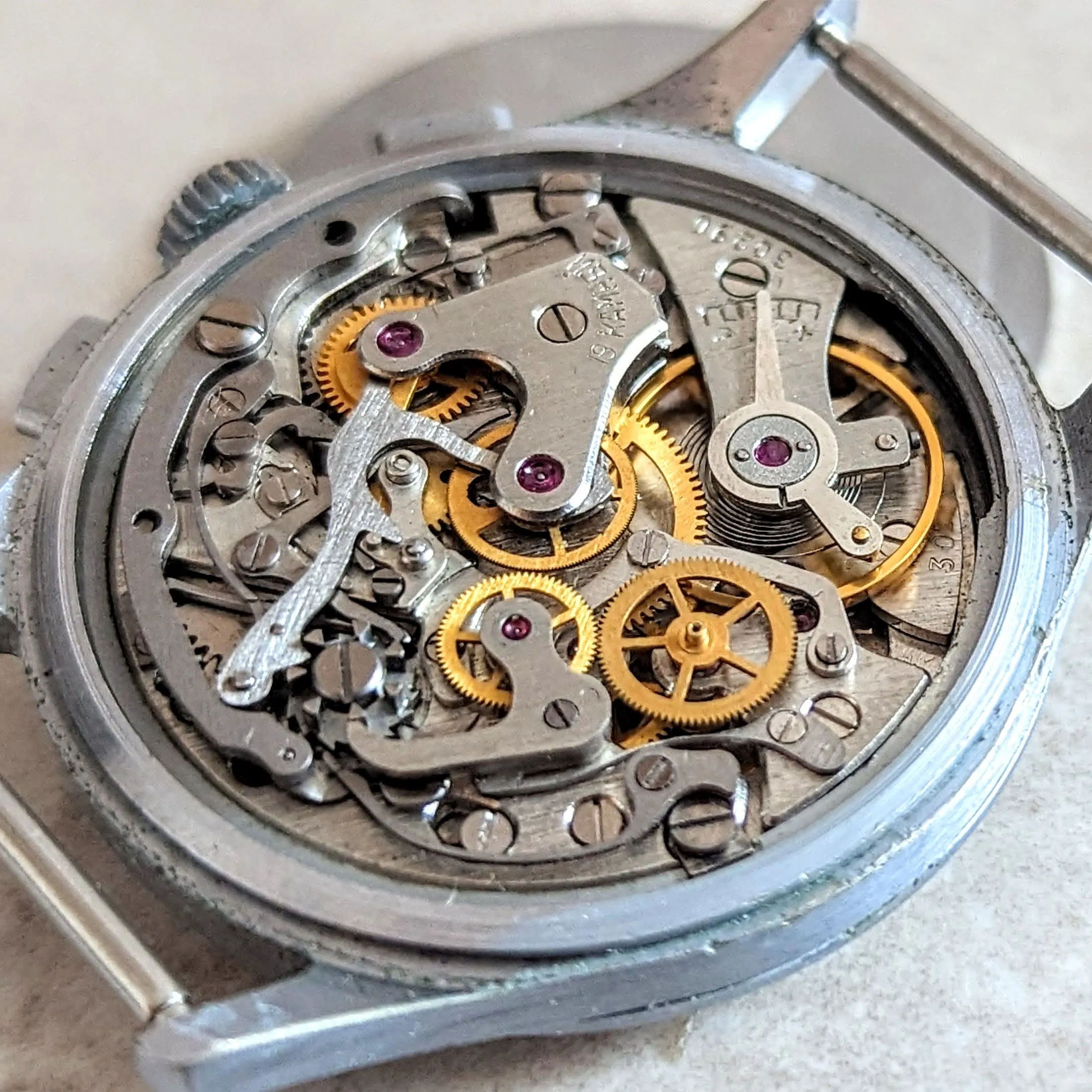POLJOT Chronograph Wristwatch 19 Jewels Made in U.S.S.R. Vintage Watch