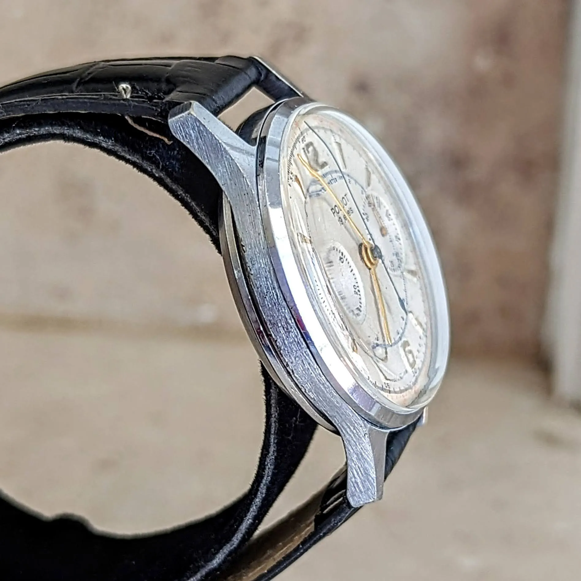 POLJOT Chronograph Wristwatch 19 Jewels Made in U.S.S.R. Vintage Watch