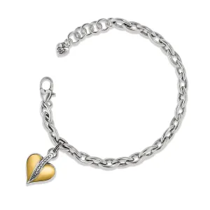 Precious Heart Two Tone Bracelet - JF0228