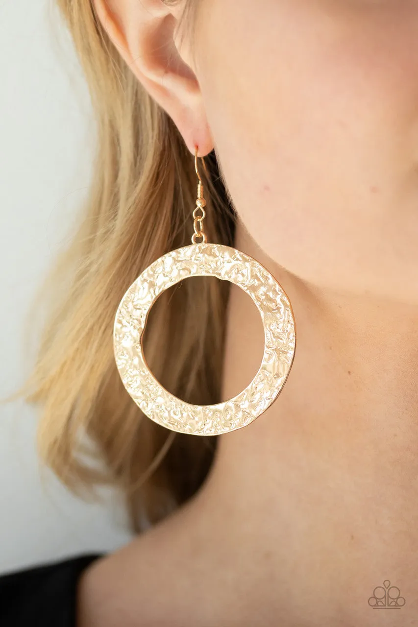PRIMAL Meridian Gold Paparazzi Earrings