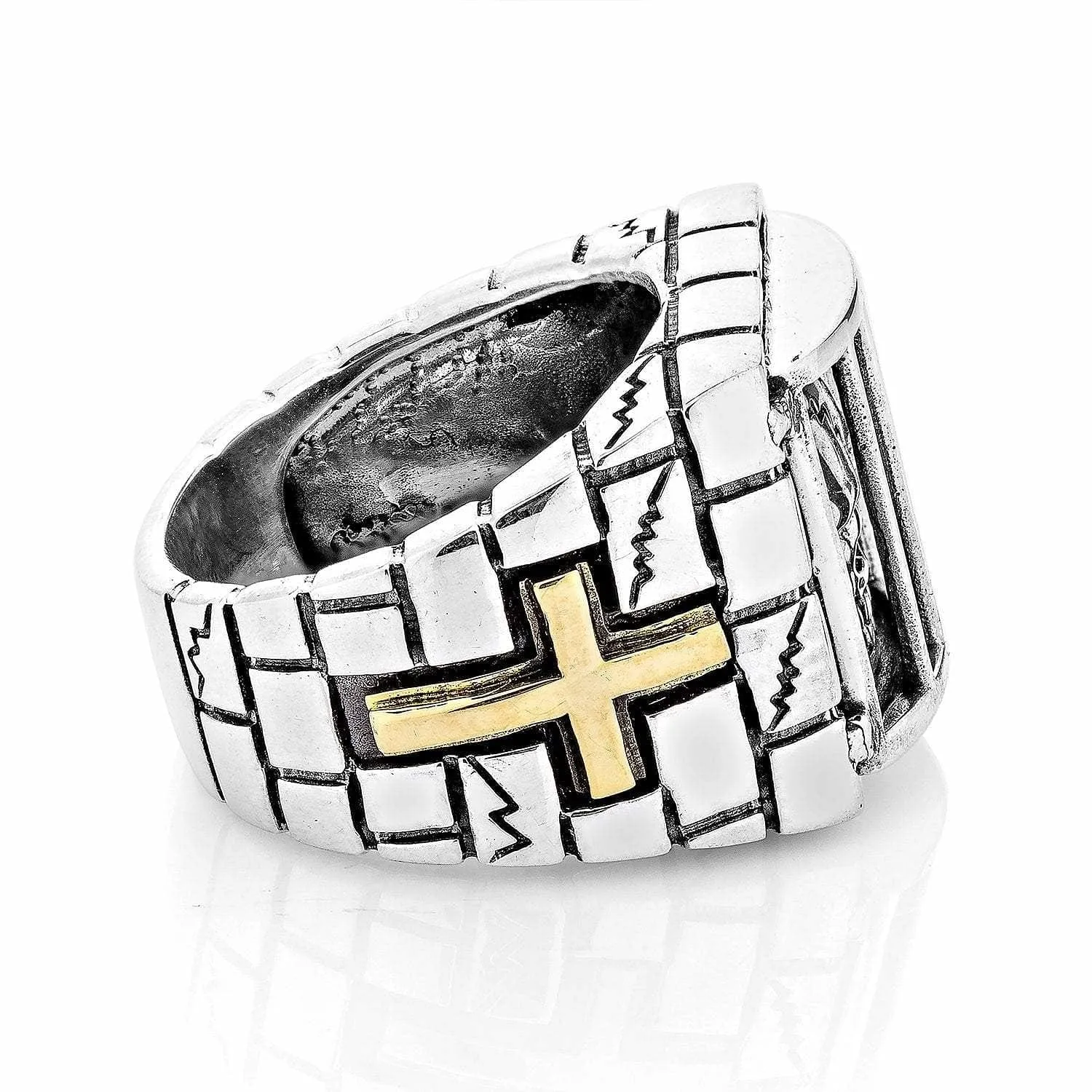Prisoner Skull Sterling Silver Ring