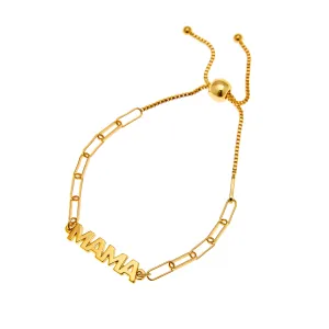 P.S. I Love You Mama Bracelet in Gold