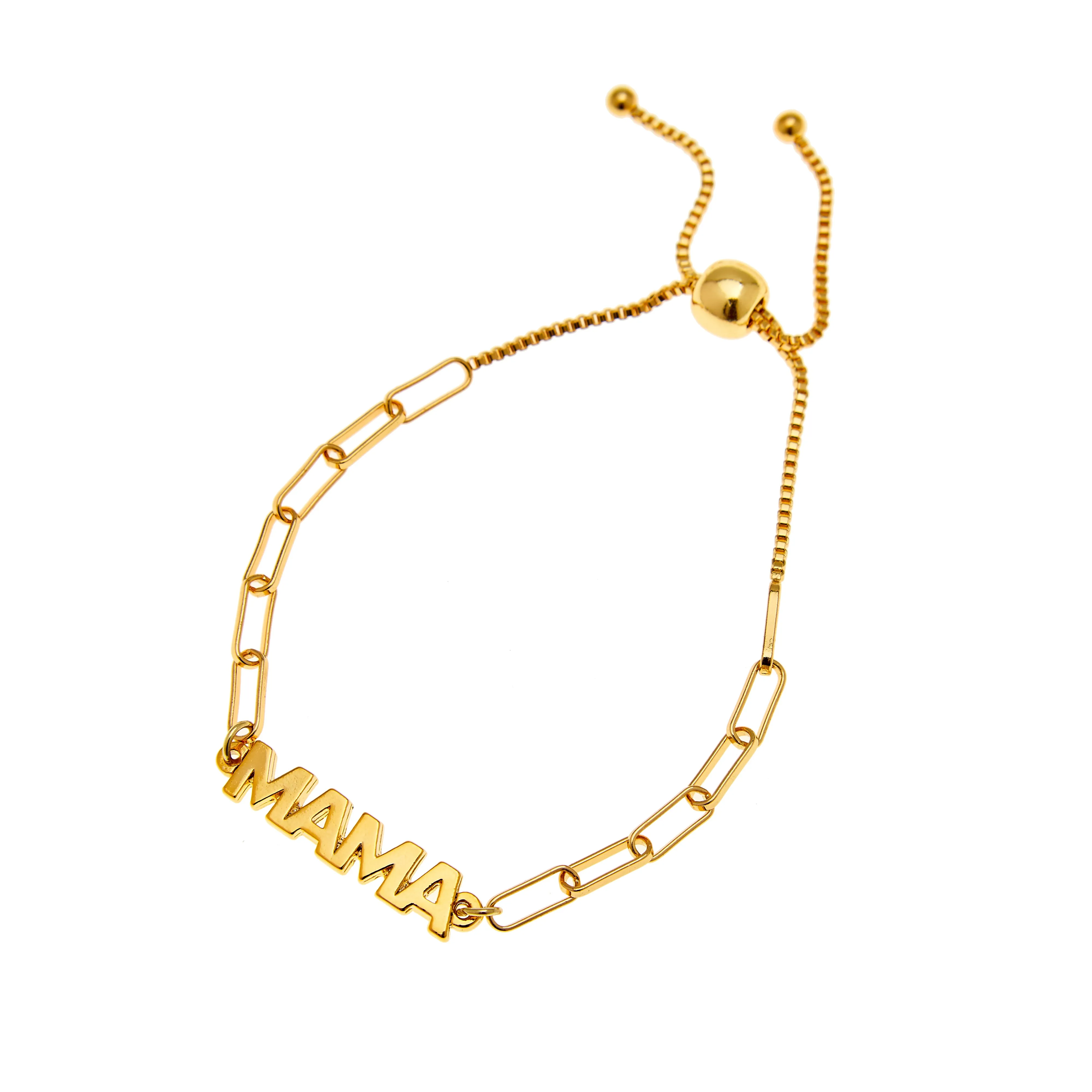 P.S. I Love You Mama Bracelet in Gold