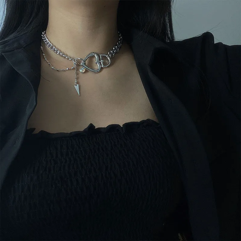 "Love Chain Lock Thick Chain" Necklace Y040607