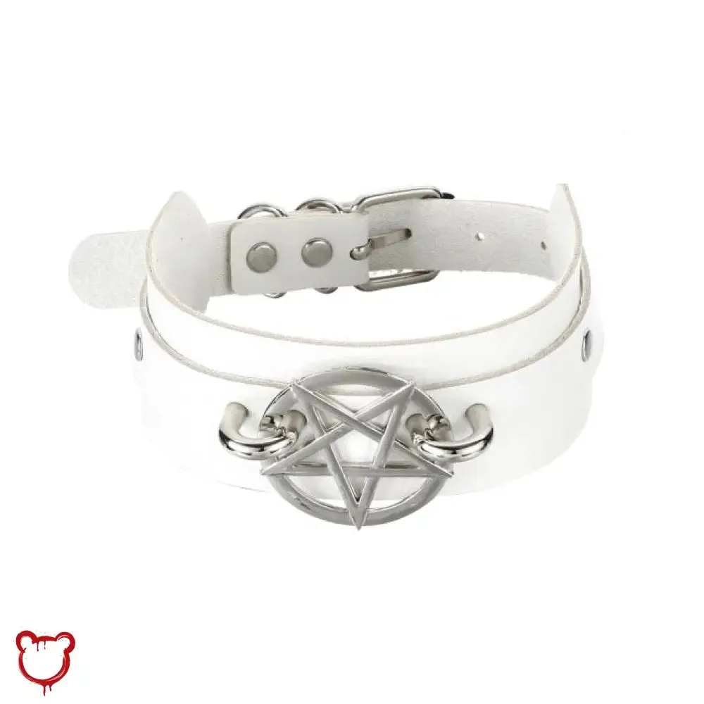 "Pentagram Choker Sparkle"